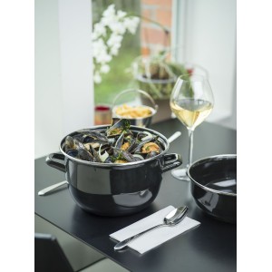 COZY & TRENDY Pot with mold - D18cm Black-1.2Kg-2.8L