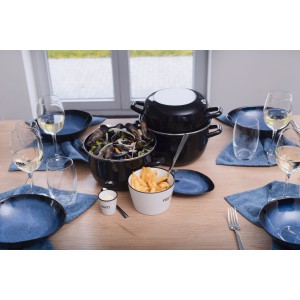 COZY & TRENDY Pot with mold - D18cm Black-1.2Kg-2.8L