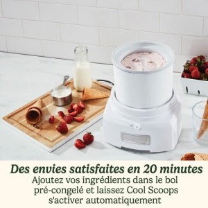 CUISINART Eismaschine - ICE21E - 35 W - 1,4 L - Weiß