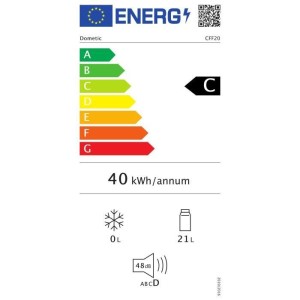 Tragbare elektrische Kühlbox - DOMETIC - CFF20 - Kompressor - 21 Liter - 12 V -24 V Zigarettenanzünder - 230 V - Schwarz
