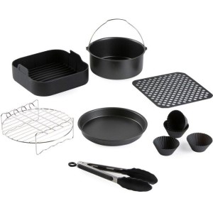 Accessoires AirFryer - DOMO - 12 pieces - Noir