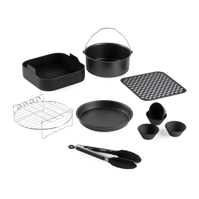 Accessoires AirFryer - DOMO - 12 pieces - Noir