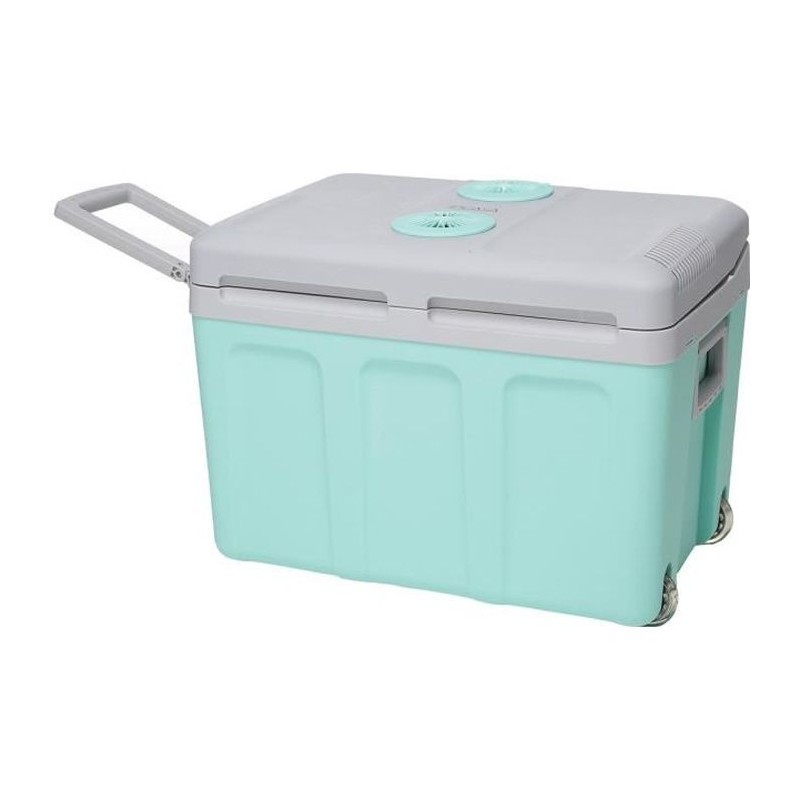 Glaciere thermoélectrique INCASA 40L - Alimentation 12/220V - Vert - Idéale pour l'été en voiture