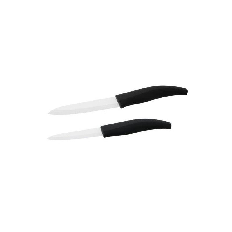 2er Messerset - NIROSTA - Keramikklingen 12,5 und 18 cm lang