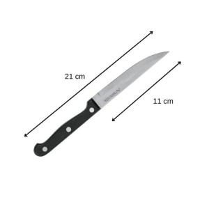 Lot de 4 couteaux a steak - NIROSTA - 21 cm
