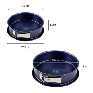 DR oeTKER Back Liebe Scharnier-Springform-Set – 26 und 28 cm
