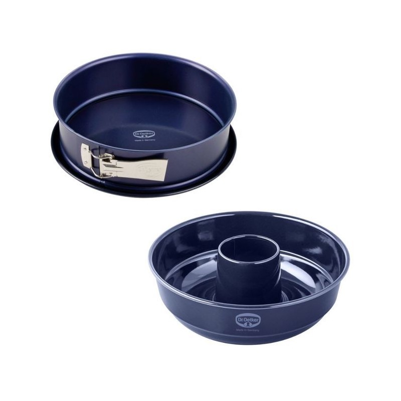 Set de moule a charniere 26 cm et moule a savarin - DR oeTKER - Back Liebe - 26 cm