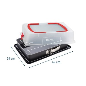 2er-Set Springformen mit Deckel - DR oeTKER - Back-Idee Kreativ - 42 x 29 cm