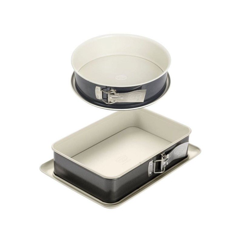 DR oeTKER Back Trend Springform und Rechteckspringform - 28 cm und 28 x 18 cm