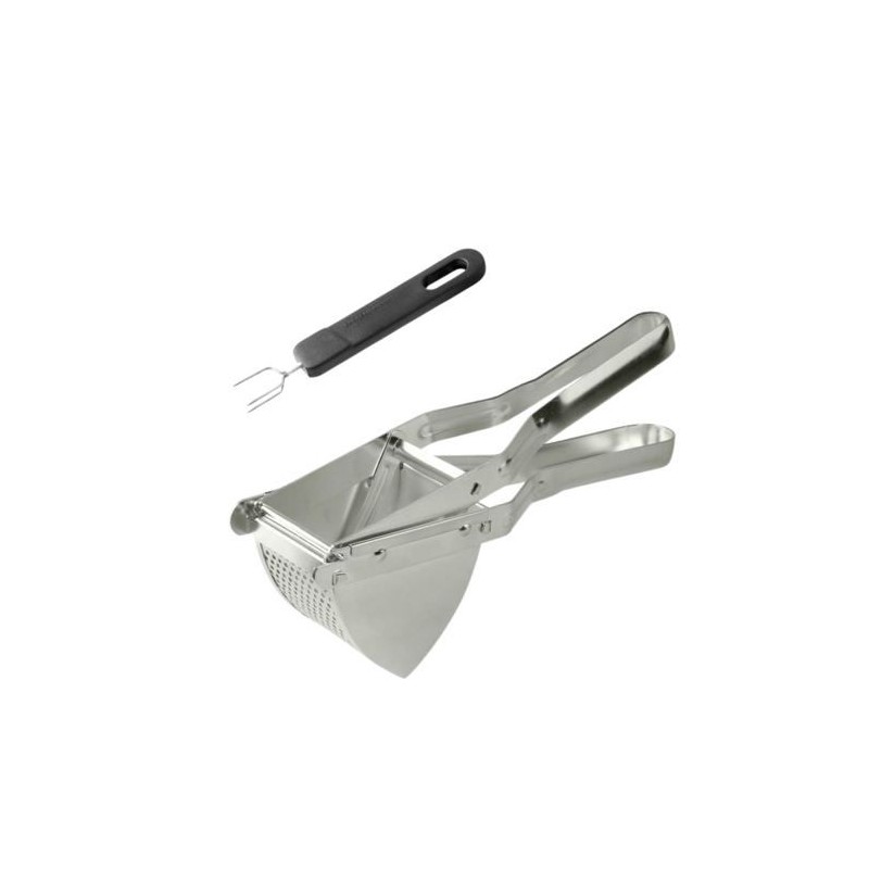 Duo-Hebel-Kartoffelstampfer und 3-zinkige Gabel - FACKELMANN - Für ...