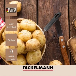 Duo-Hebel-Kartoffelstampfer und 3-zinkige Gabel - FACKELMANN - Für ...