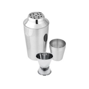 400 ml Edelstahl-Cocktailshaker-Set und 2 und 4 cl Alkoholspender -...