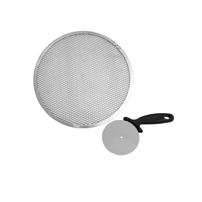 Lot de plaque a pizza et roulette - FACKELMANN PROFESIONAL