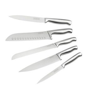 5er Set Profi-Küchenmesser - NIROSTA - Edelstahl - 24 bis 33,5 cm |...
