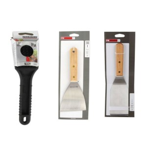 Ensemble 3 ustensiles professionnels - FACKELMANN PROFESIONAL - Pour plancha