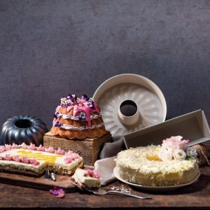 4er-Set Kuchenformen in verschiedenen Formen, 28 bis 32 cm – DR OET...