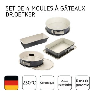 4er-Set Kuchenformen in verschiedenen Formen, 28 bis 32 cm – DR OETKER – Back-Trend