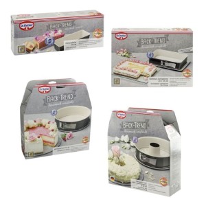 4er-Set Kuchenformen in verschiedenen Formen, 28 bis 32 cm – DR OETKER – Back-Trend