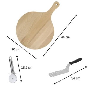 3-teiliges Pizzabesteck-Set - FACKELMANN