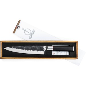 Kochmesser – GESCHMIEDET – SEBRA – Japanischer 440C-Stahl – Griff aus Dalbergia-Holz – L 20,5 cm