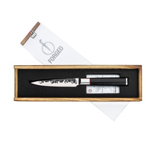 Couteau a ménager - FORGED - SEBRA - Acier japonais 440C - Manche en bois Dalbergia - L 12,5 cm