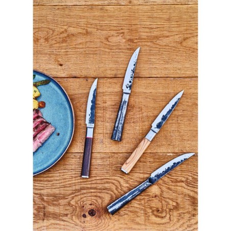 Couteau du chef - FORGED - SEBRA - Acier japonais 440C - Manche en bois Dalbergia - L 16 cm