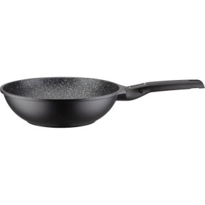 Cast aluminum wok - GSW - EASY CLICK - 28 cm - Induction