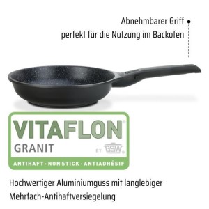 Aluguss-Wok - GSW - EASY CLICK - 28 cm - Induktion