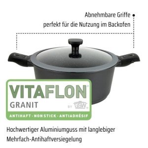 Alugusstopf - GSW - EASY CLICK - 20 cm - Induktion |  Marmites   | ...