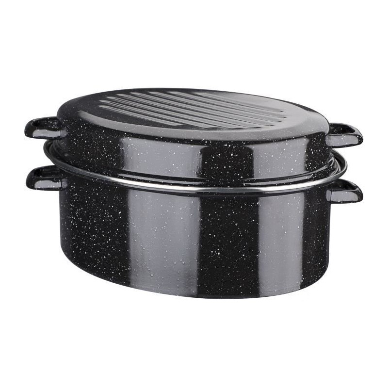 Cocotte acier émaillé - GSW - Daubiere Email - 32 cm - Ovale - Induction