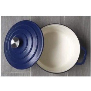 GSW - Blue Magic - Stockpot - Ø 20 cm - Cast iron - Blue - All heat...