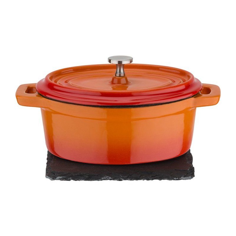 Mini Cocotte - GSW - 718356 - Fonte d'acier massive - Induction - Orange