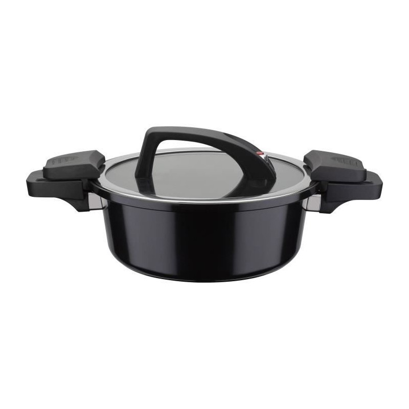 Low pressure cooker - GSW - 24 cm - 4 L - Forged aluminum - Induction - Black