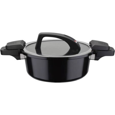 Low pressure cooker - GSW - 24 cm - 4 L - Forged aluminum - Induction - Black