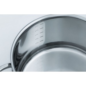GSW Alara - Stainless steel cookware set 14 pieces - All heat sources including induction