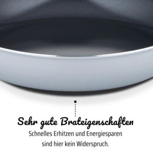 Profi-Bratpfanne - GSW - PRO BASIC - 24 cm - Induktion - Dickes ges...
