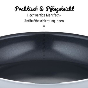 Poele professionnelle - GSW - PRO BASIC - 36 cm - Induction - Aluminium épais forgé - Qualité gastronomie