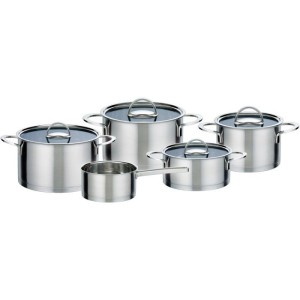 GSW Elegance - 9-piece stainless steel cookware set - All hobs including induction