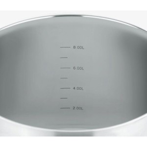 GSW Elegance - Batterie de cuisine 9 pieces en acier inoxydable - Tous feux dont induction