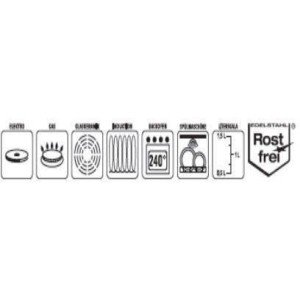 Catering - GSW - RIGO - 26 cm - 10 L - Induction - Stainless steel ...