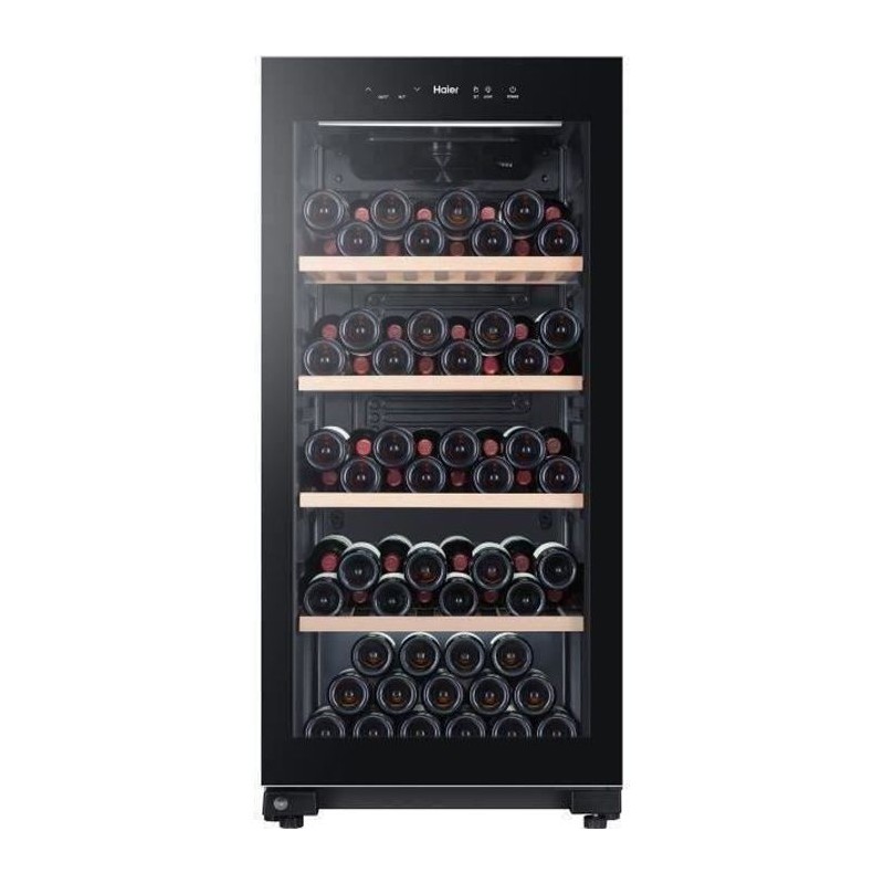 Cave a vin de vieillissement - HAIER HWS116GAE - Pose libre - 116 bouteilles H126.5 x L59,5 cm - Noir