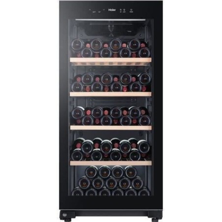 HAIER / HWS116GAE - Alternder Weinkeller - Klasse A - 116 Flaschen - Monozone - 1,27 m hoch - 59,5 cm breit