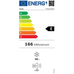 Haier CNUQ2L58EW Gefrierschrank - Low Frost - Klasse E - 37 dB(A) - 90 L - Akkulaufzeit 12 Stunden