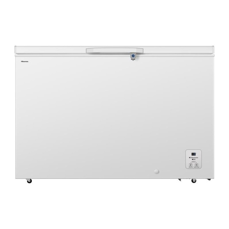 Congélateur coffre - HISENSE - FC484D4AWLYD - 2 paniers - 372 L - Eclairage Led - Classe D