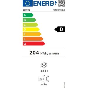 Gefriertruhe - HISENSE - FC484D4AWLYD - 2 Körbe - 372 l - LED-Beleuchtung - Energieeffizienzklasse D