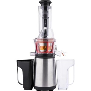 Extracteur de jus vertical Vitalice - HKoeNIG - GSX22 - 400 W - 1 L - Inox / Noir