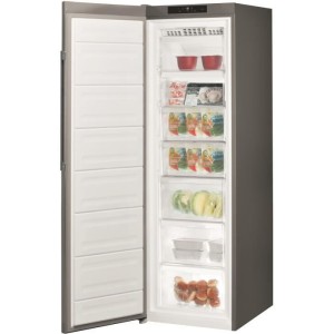 Gefrierschrank – HOTPOINT UH8F2CXFR – 4 Körbe/Schubladen – 263 l – Klasse E – L 59,5 cm x H 187,5 cm – Edelstahl