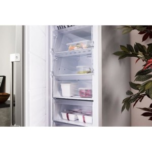 Gefrierschrank – HOTPOINT UH8F2CXFR – 4 Körbe/Schubladen – 263 l – Klasse E – L 59,5 cm x H 187,5 cm – Edelstahl