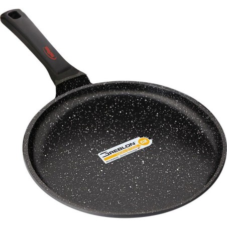Poele a crepes - INOXIBAR - Ø 26 cm - Anti-adhésif - Tous feux dont induction - Noir