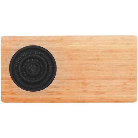 JOCCA - 1633N - Bamboo Cutting Board with Strainer - Black |  Cooki...